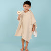 Kids Towel Poncho - Sandy Beige