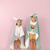 Bunny Towel - Seafoam Blue